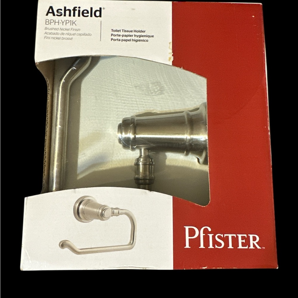 Pfister Pasadena BPH-P1KK Toilet Tissue Holder BRUSHED NICKEL Finish New In Box